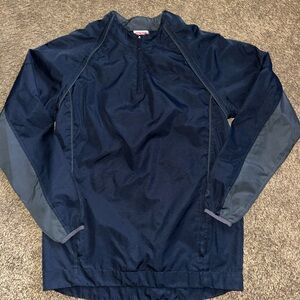 Rawlings baseball hitting jacket with zip off sleeves